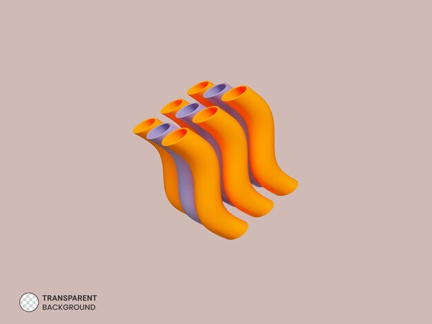 abstract 3d shape illustration