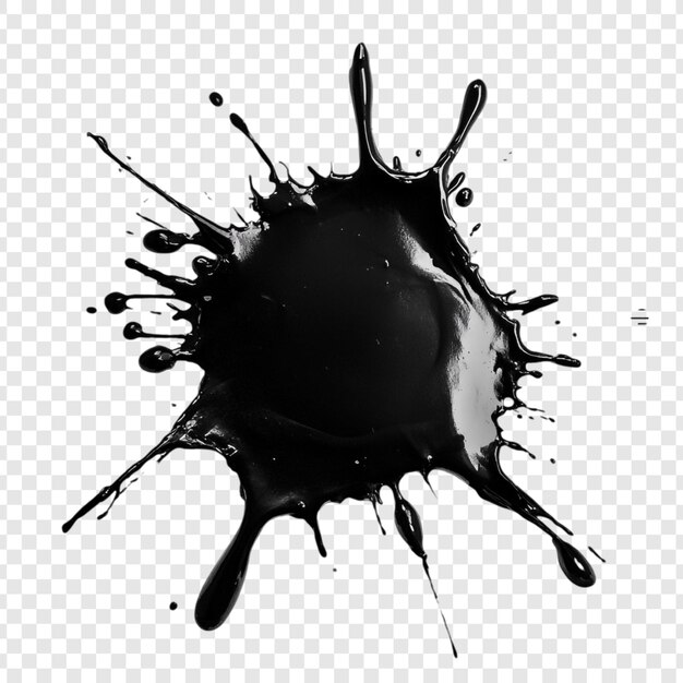 Абстрактный Black Ink Splash Динамичное и выразительное произведение искусства