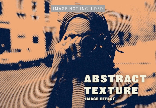 Abstract Texture Image Effect