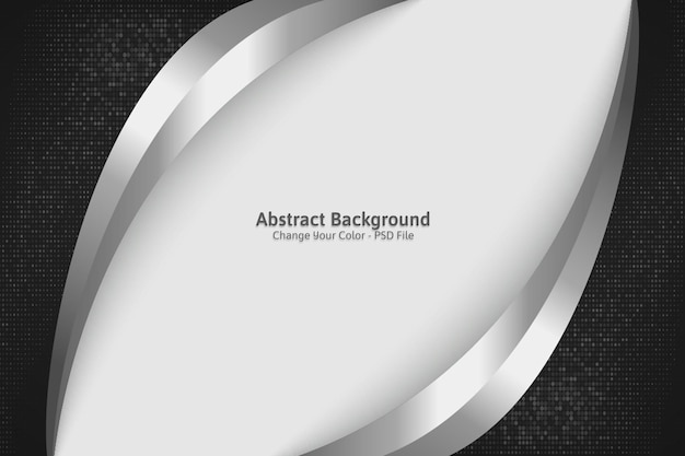 Free PSD abstract white background dark wave editable color