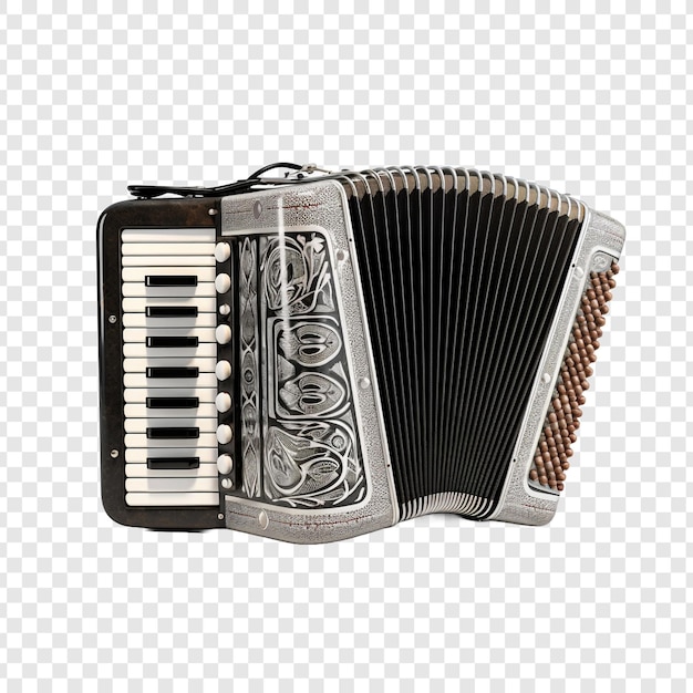 Free PSD accordion isolated on transparent background