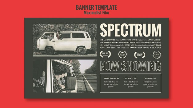 acting agency banner template