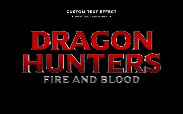 Free PSD action movie and video game 3d text style effect