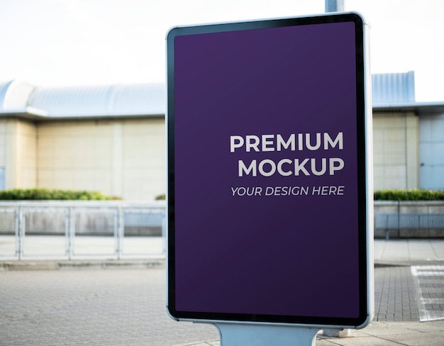 Ad sign mockup