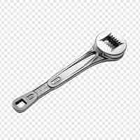 Free PSD adjustable wrench isolated on transparent background