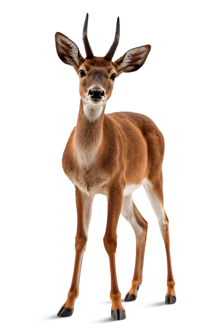 Free PSD adorable deer isolated