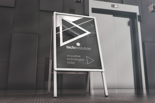 Download Mockup image of blank billboard white screen posters and led outside storefront for advertising ...