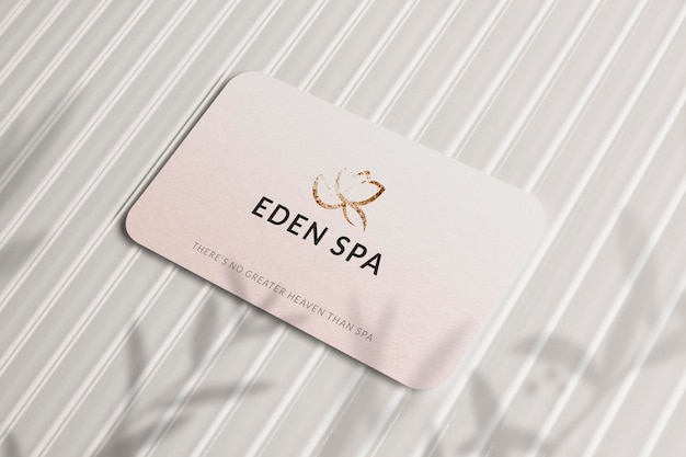 Aesthetic business card mockup psd corporate identity