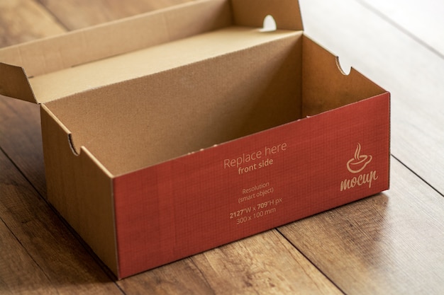 Download Shoe box mockup | Premium PSD File