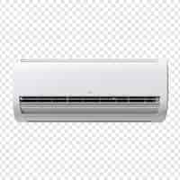 Free PSD air conditioner isolated on transparent background