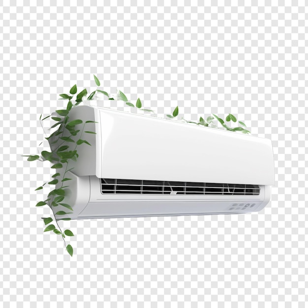 Free PSD air conditioner isolated on transparent background