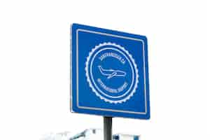 Free PSD airport direction signage