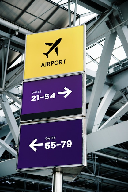 Макеты аэропортов для логотипов авиакомпаний