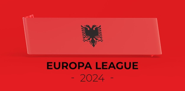 PSD gratuito bandiera lunga dell'albania