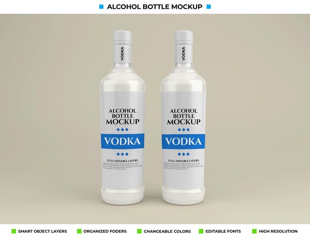 Download Vodka Bottle Psd 60 High Quality Free Psd Templates For Download