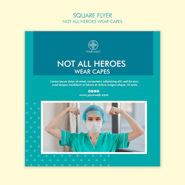 not all heroes wear capes flyer