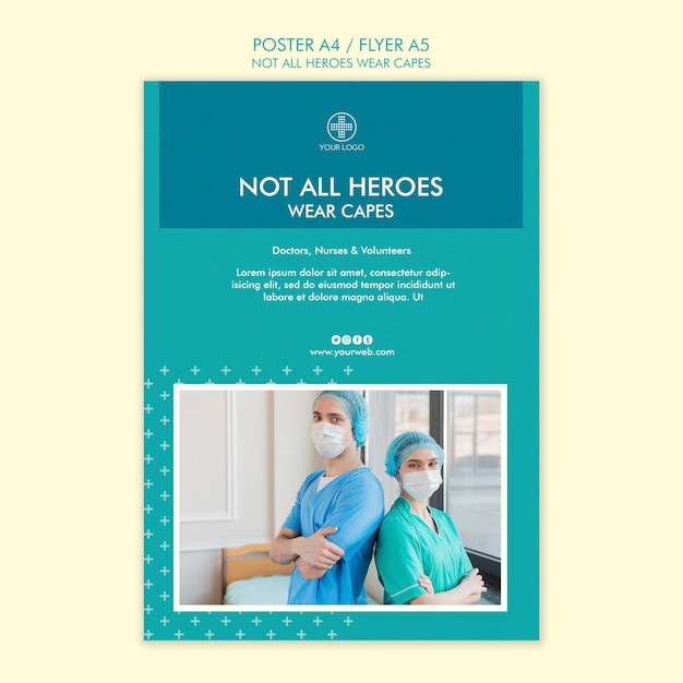 not all heroes wear capes poster