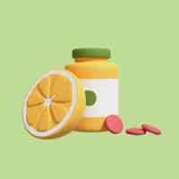 Free PSD alternative medicine lemon icon