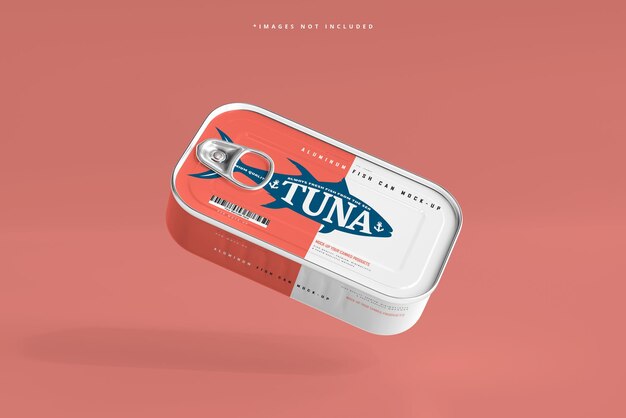 Download Free Psd Aluminum Fish Can Mockup