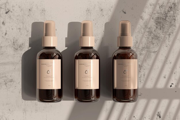 Download Free Psd Spray Bottle Mockup