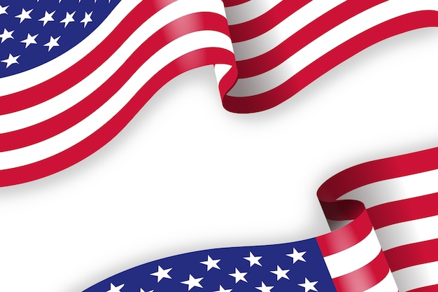 Free PSD american flag