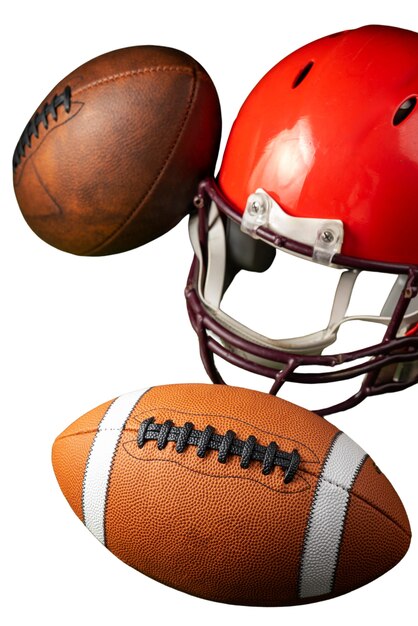 american football ball isolated