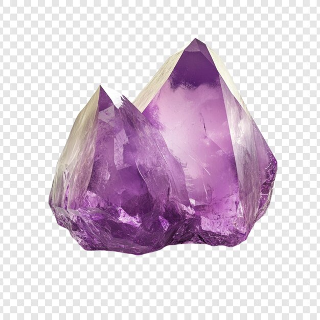 amethyst crystal cluster raw purple gemstone mineral