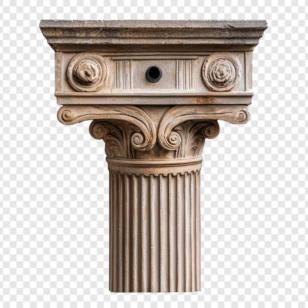 ancient greek column capital and shaft architectural heritage