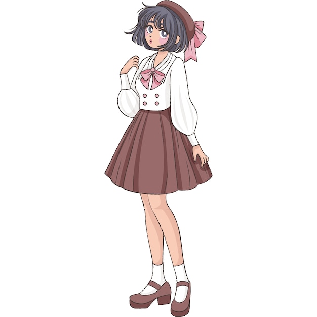 アニメキャラクターイラスト