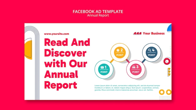 Annual report  template design