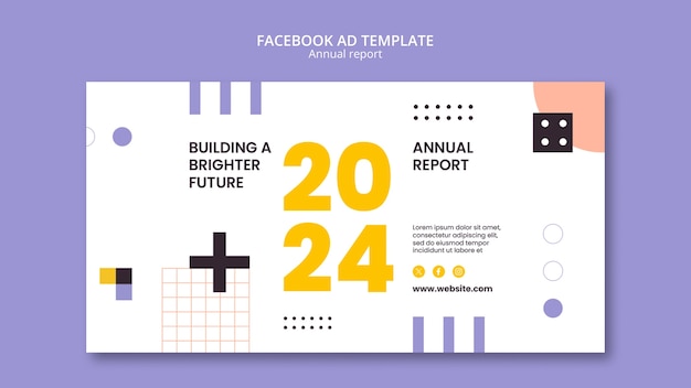 Annual report template design