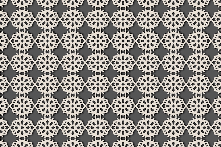Free PSD arabic pattern background islamic ornament geometric 3d shape texture arabian