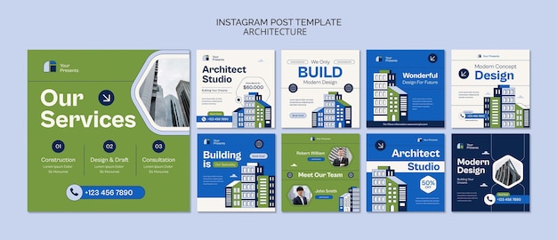 건축 프로젝트 Instagram 게시물