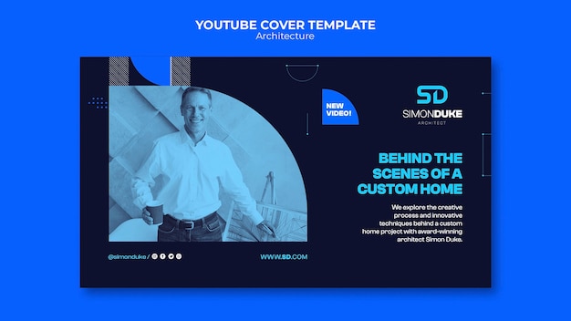 architecture project youtube cover template