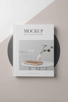 Arrangement of mock-up book cover Free Psd