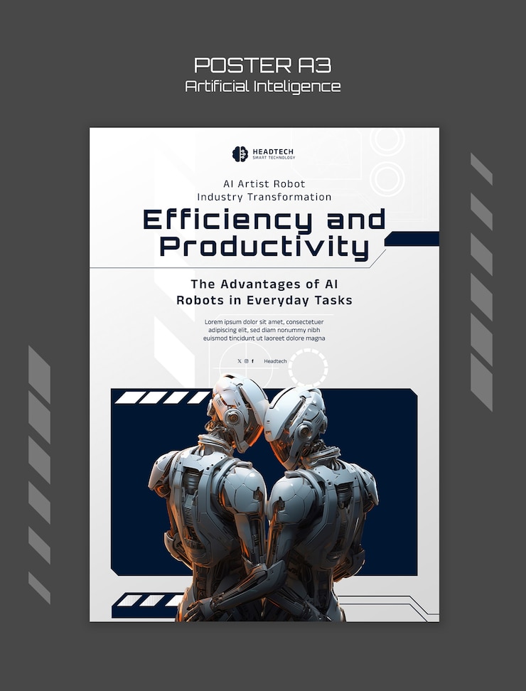 Free PSD artificial intelligence template design