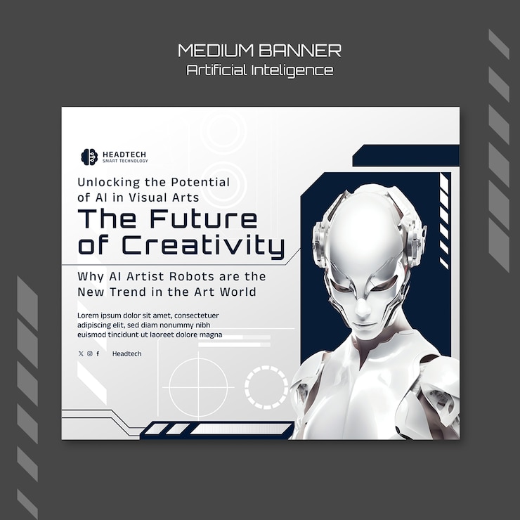 Free PSD artificial intelligence template design