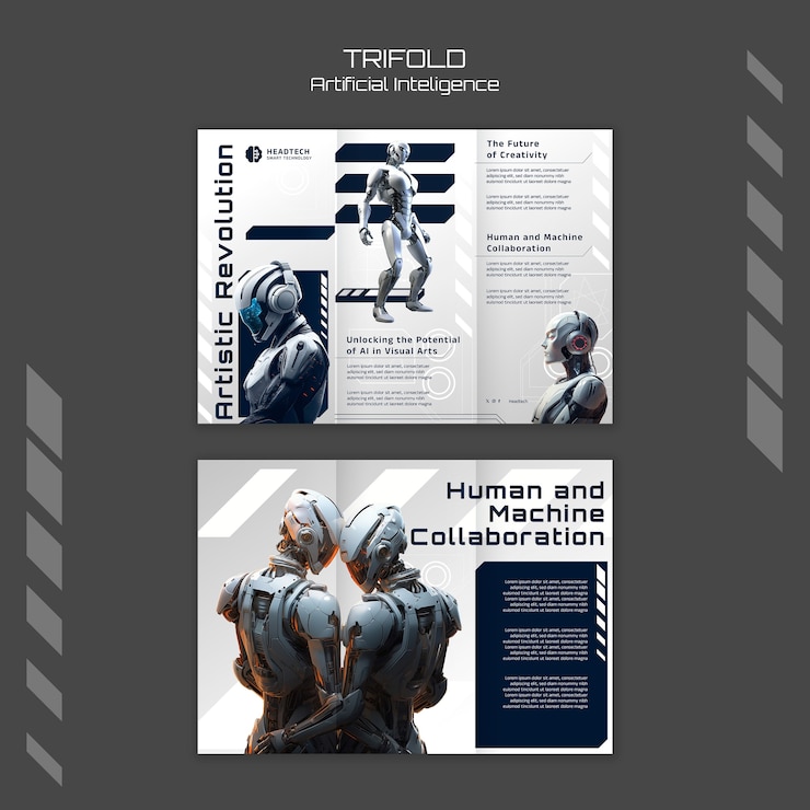 Free PSD artificial intelligence template design