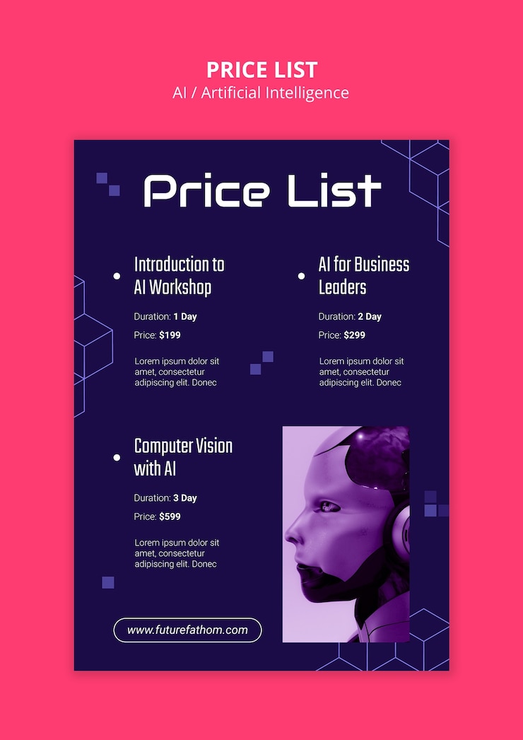 Free PSD artificial intelligence template design