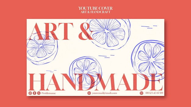 Arts and handcraft design template