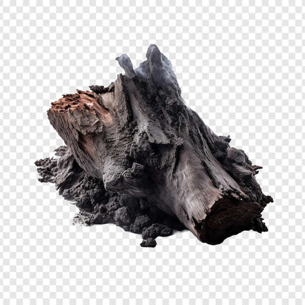 Ash isolated on transparent background