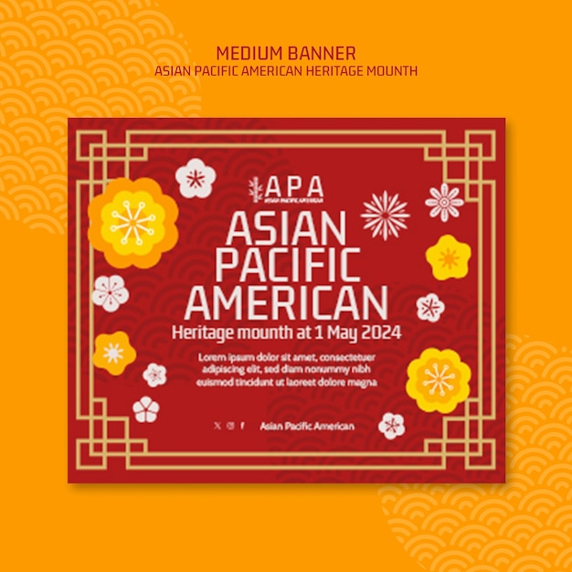 Asian pacific american heritage month banner