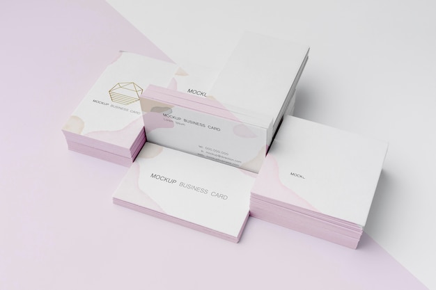 Assortment of mock-up business card Free Psd