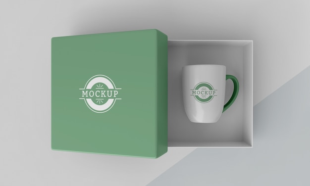 Assortment of mock-up mug box