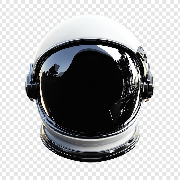 Free PSD astronaut helmet a glimpse into space exploration