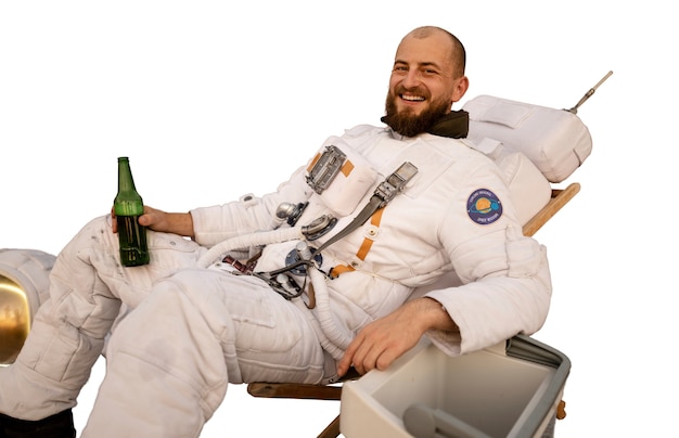 Astronaut wearing spacesuit