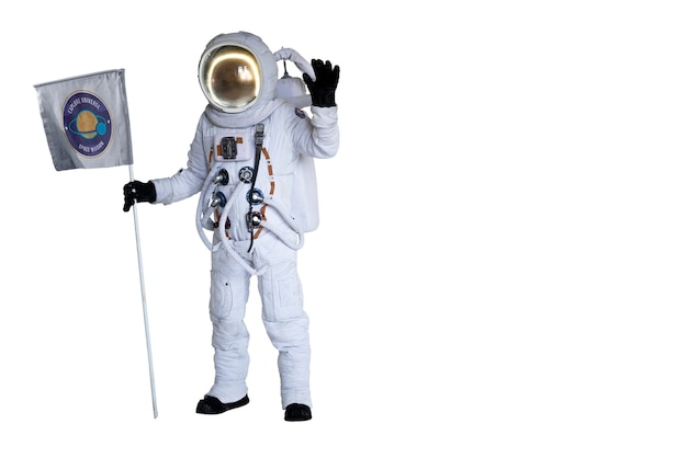 Astronaut wearing spacesuit