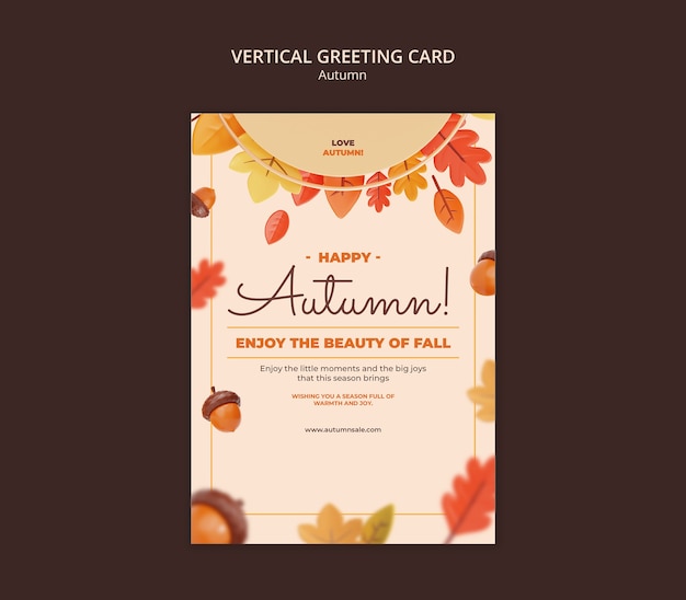 Autumn season template