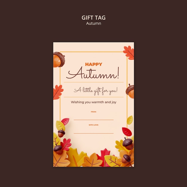 Autumn season template
