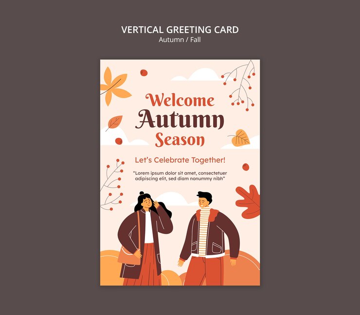 Free PSD autumn season template